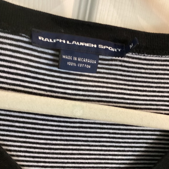 Ralph Lauren Sport Stripped Tee M - Picture 2 of 2